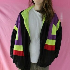 Rare: Purple Green WindBreaker